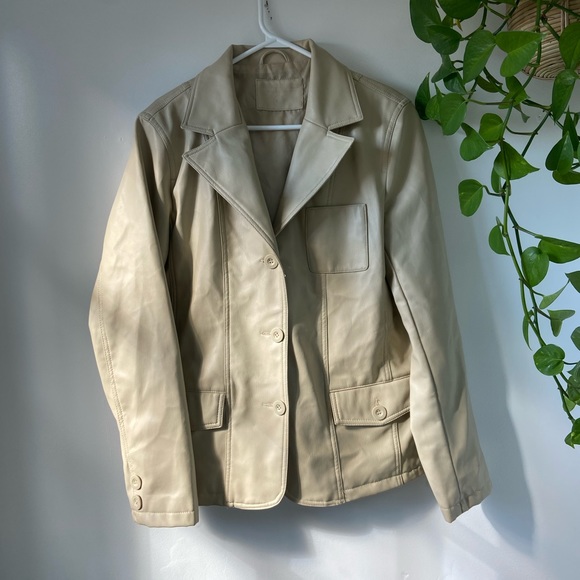 Vintage 90s leather jacket - Picture 2 of 7